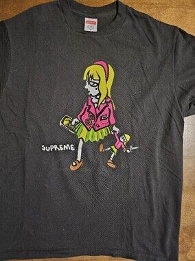 Supreme Suzie Switchblade Black Tee In Medium